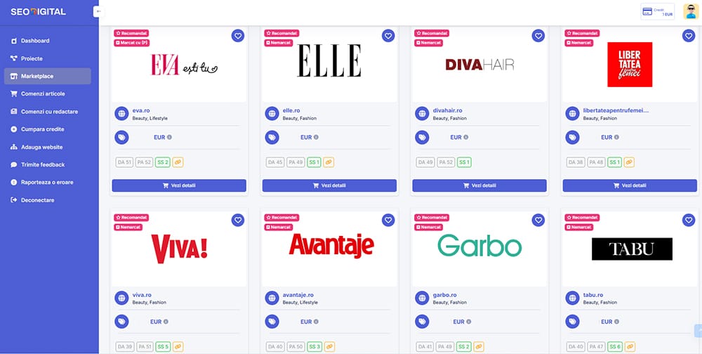 platformă de content marketing