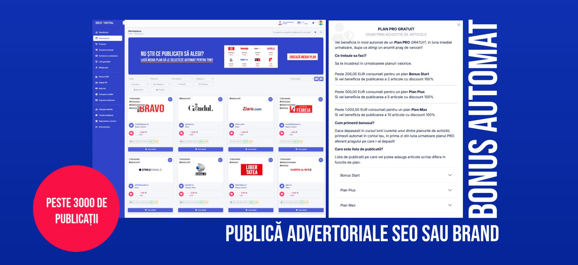 Platformă de Content Marketing 